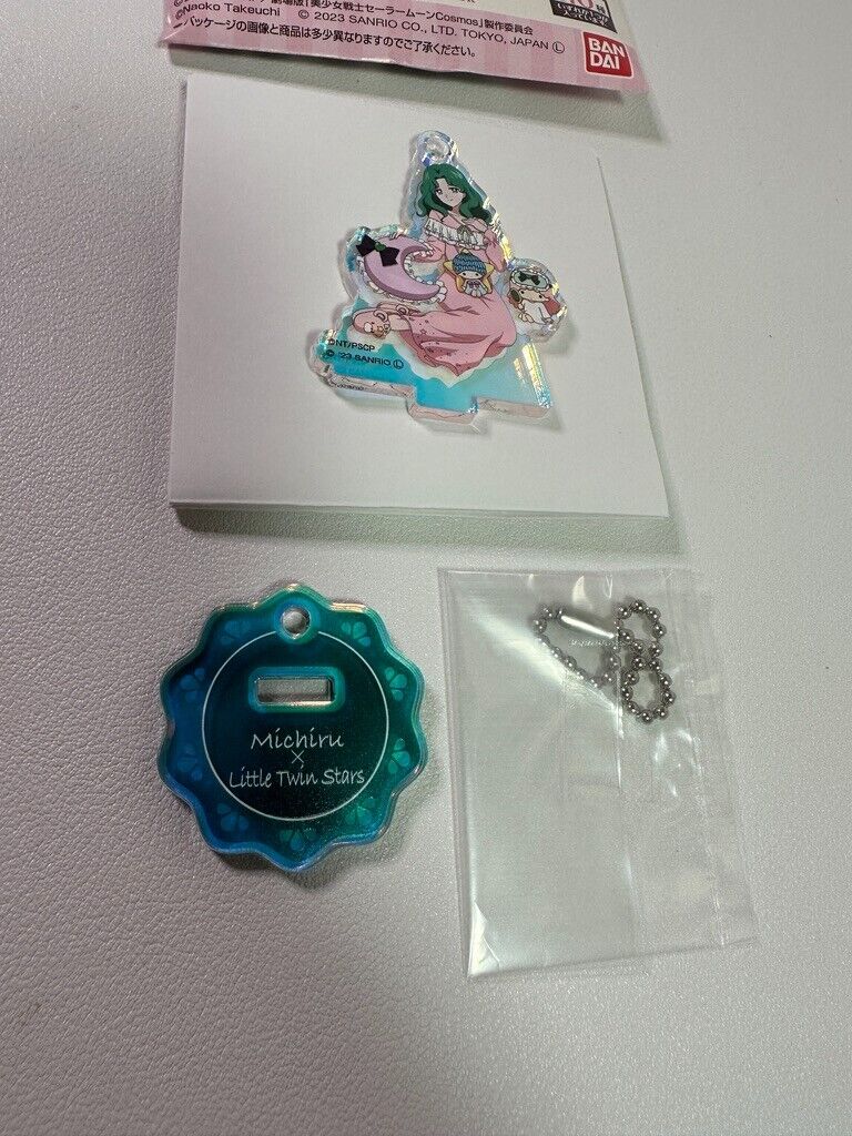 Sailor Moon x Sanrio Cosmos Neptune Little Twin Stars Acrylic Keychain Stand
