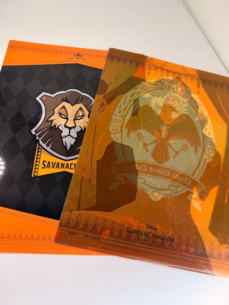 Twisted Wonderland Clear File Set Savanaclaw Jack Howl
