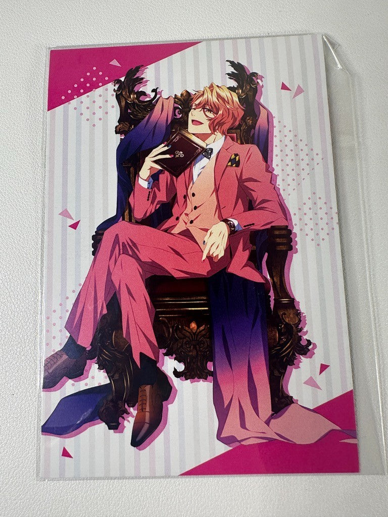 Obey Me! One Master To Rule Them All Throne Postcard Asmodeus