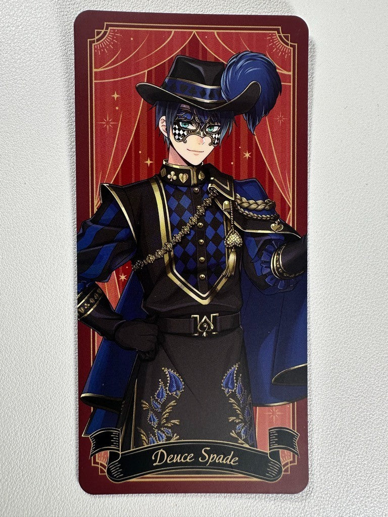 Twisted Wonderland Masquerade Card Heartslabyul Deuce Spade