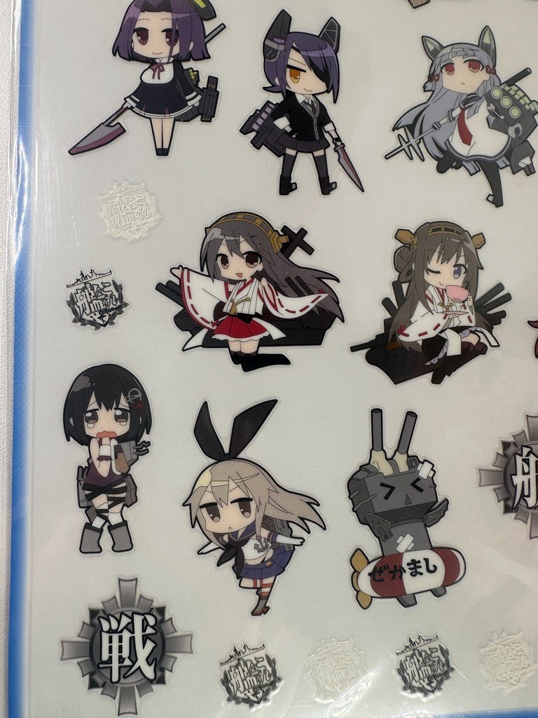 Kantai Collection Kancolle Cut Sticker Sheet Tatsuta Kuma Kaga Haruna Akagi