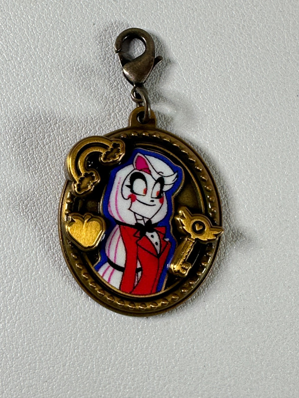 Hazbin Hotel Ikebukuro Pop Up Shop Round Trading Metal Charm Charlie Morningstar