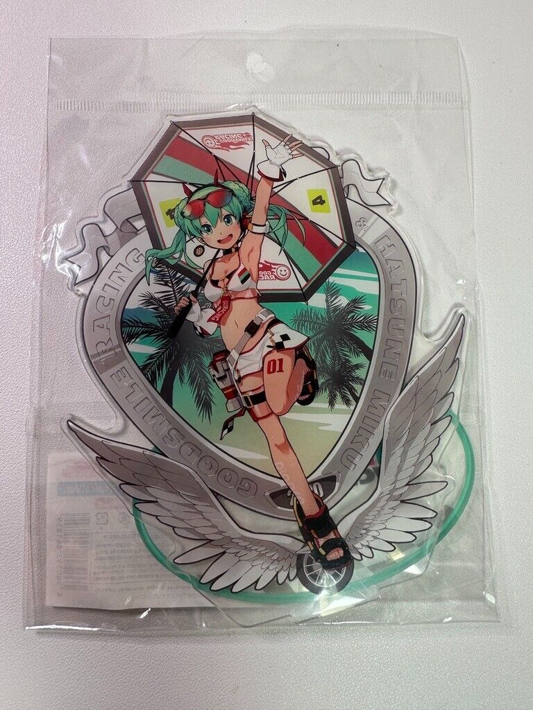 Miku Racing Miku 2020 Ver. Pit Option Large Acrylic Stand 5 Hatsune Miku
