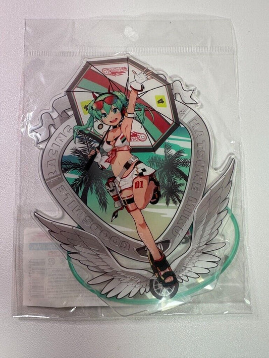 Miku Racing Miku 2020 Ver. Pit Option Large Acrylic Stand 5 Hatsune Miku