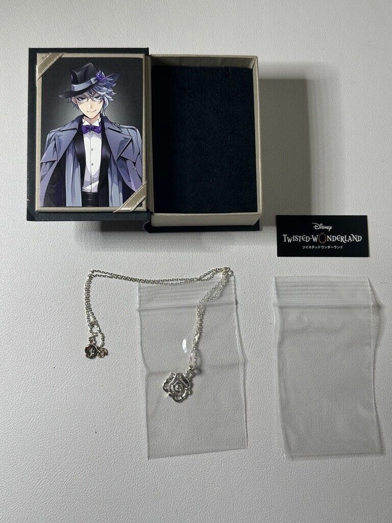 Twisted Wonderland Octavinelle Azul Ashengrotto Icon Logo Necklace