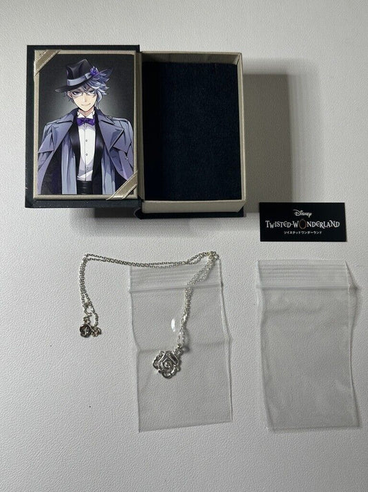 Twisted Wonderland Octavinelle Azul Ashengrotto Icon Logo Necklace