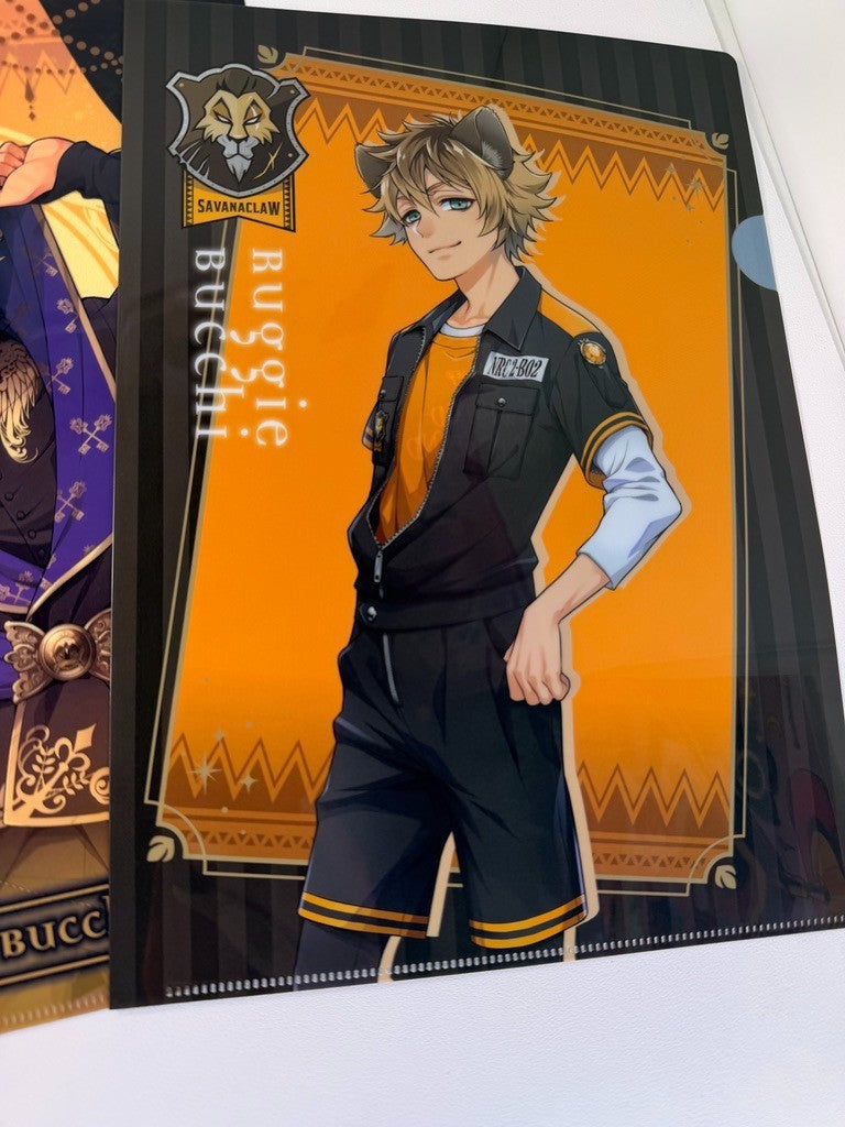 Twisted Wonderland Clear File Set Savanaclaw Ruggie Bucchi