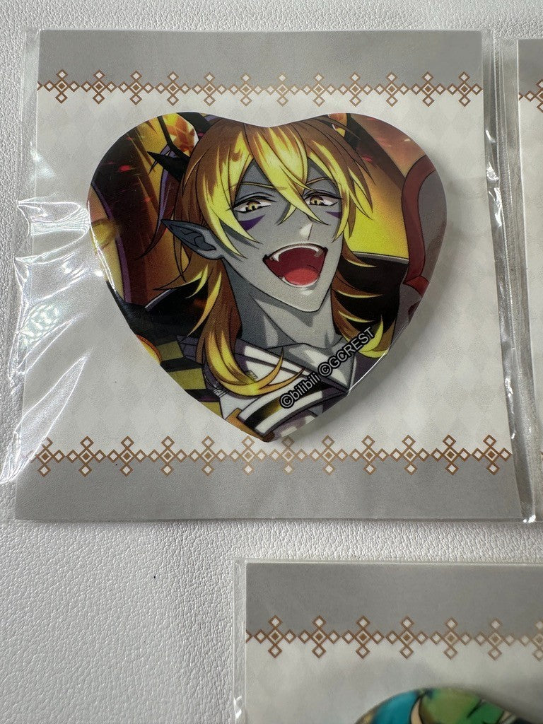 Dream Meister and the Recollected Black Fairy Can Badge Collection Set