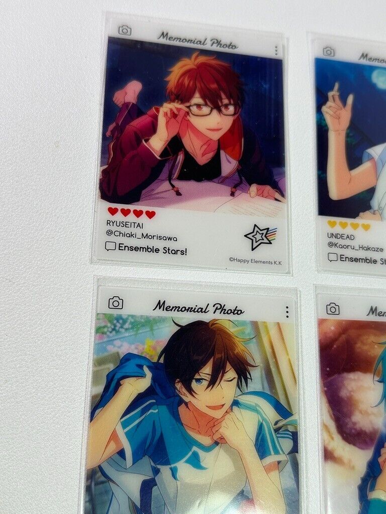 Ensemble Stars Memorial Photo Collectable Card Set Shino Hakaze Morisawa Hidaka