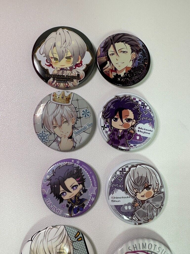 Super Sale TsukiUta Six Gravity Procellarum Seleas Fiuna Can Badge Set 4