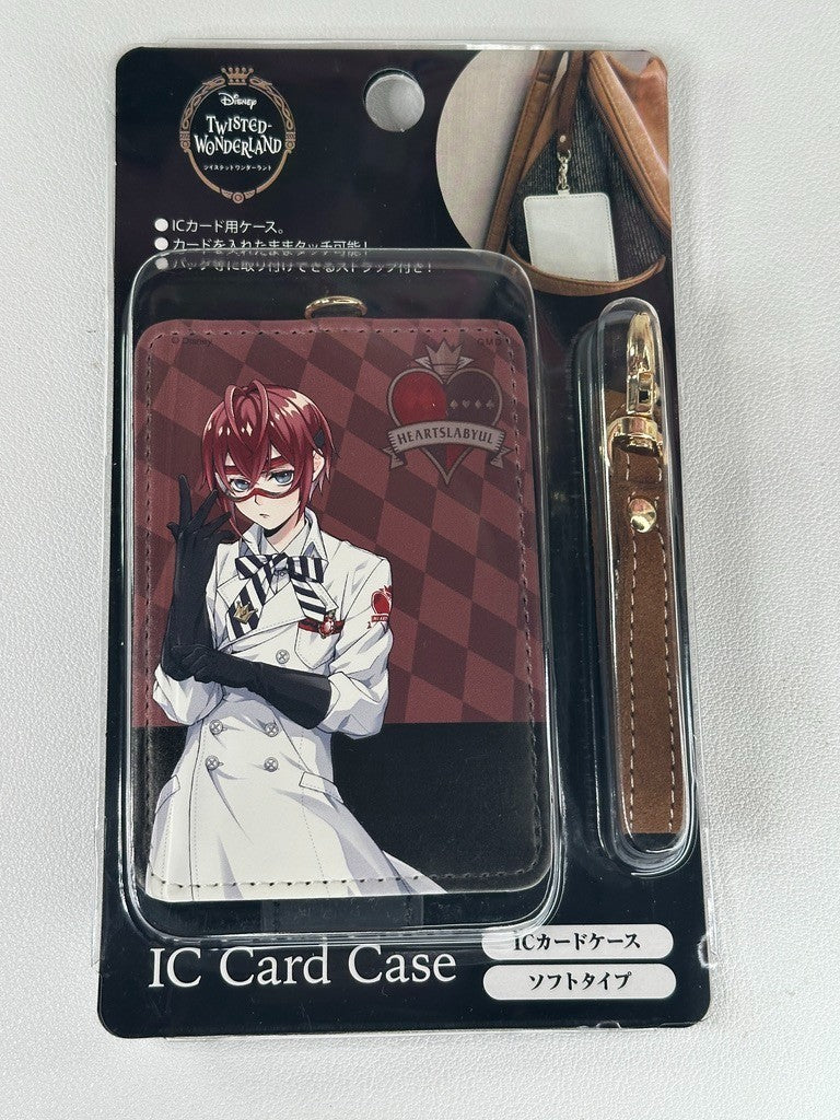 Twisted Wonderland IC Soft Card Case Heartslabyul Riddle Rosehearts