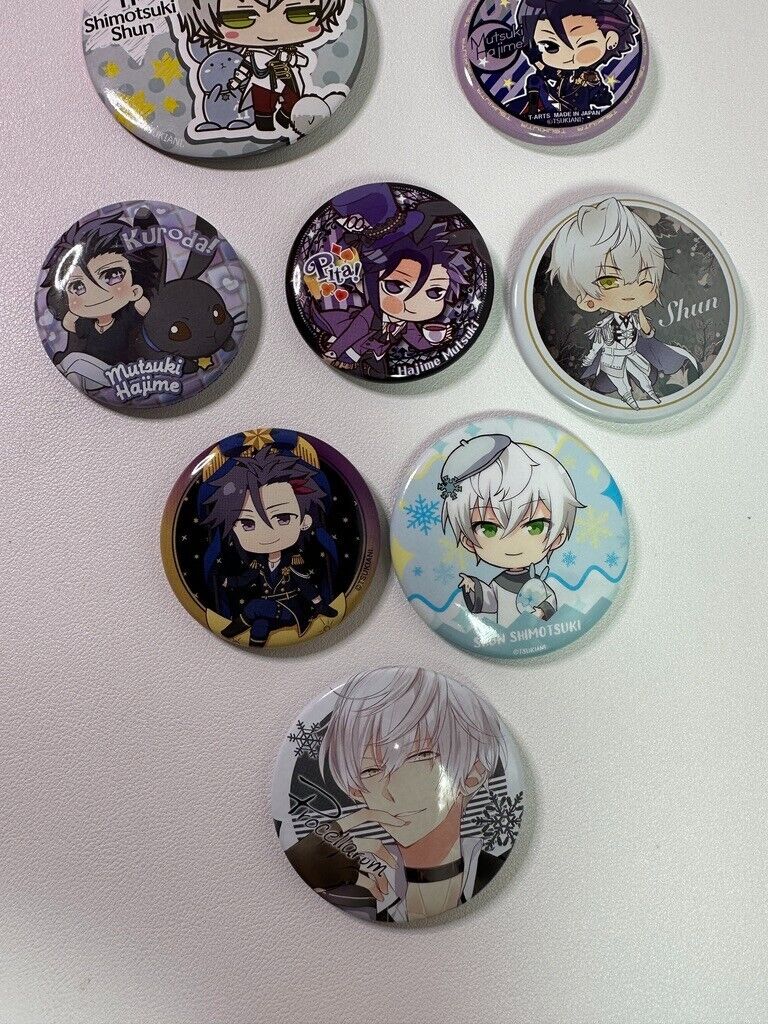 Super Sale TsukiUta Six Gravity Procellarum Seleas Fiuna Can Badge Set 3