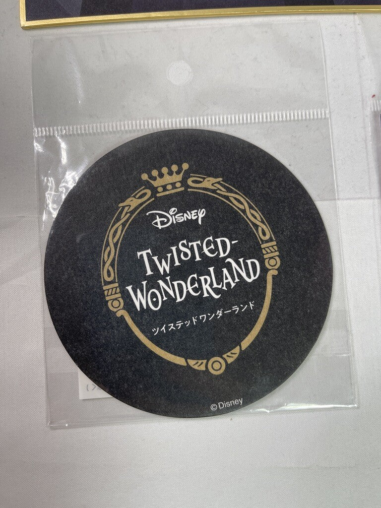 Disney Twisted Wonderland Night Raven Academy Grim Hair Tie Keychain Can Badge