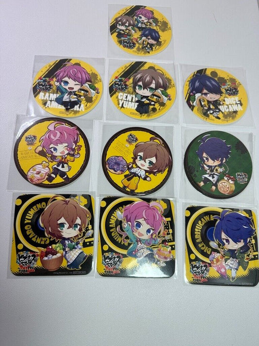 Hypnosis Mic Division Rap Battle Cafe Coaster Fling Posse Ramuda Dice Gentaro