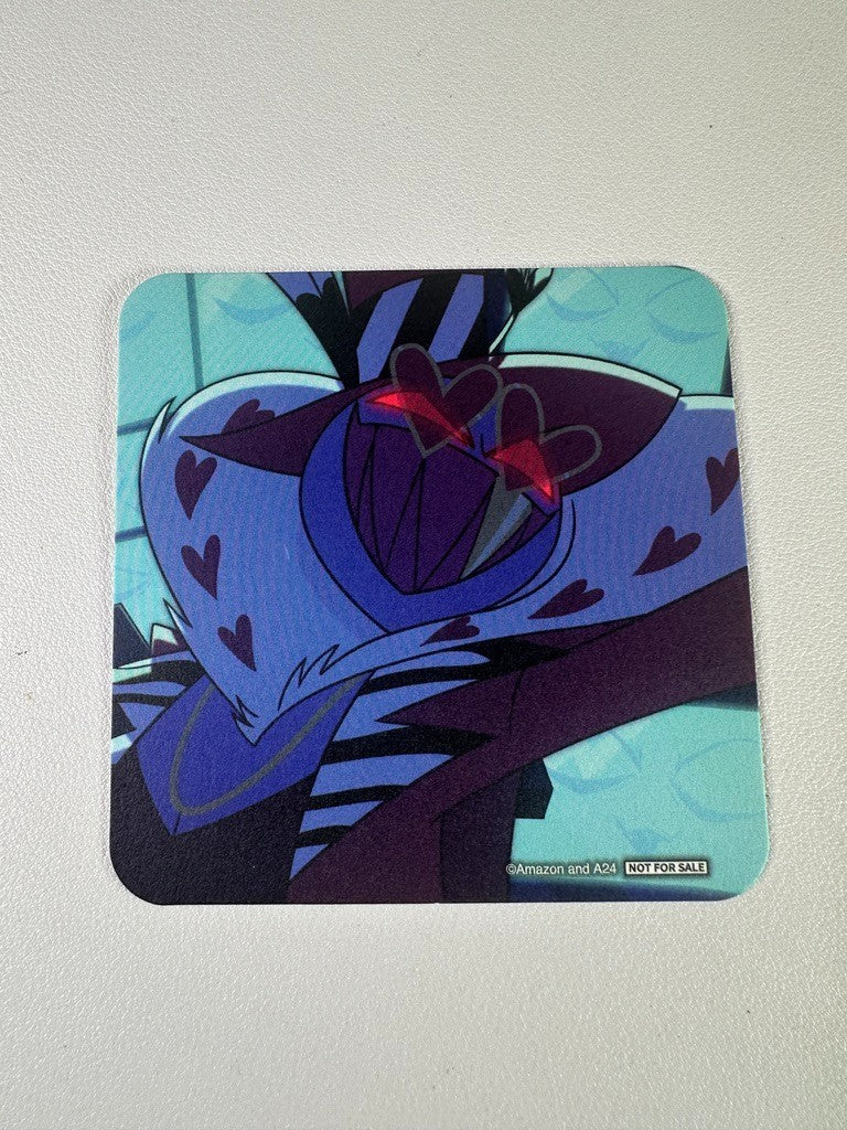 Hazbin Hotel Smile Base Cafe Paper Coaster Valentino
