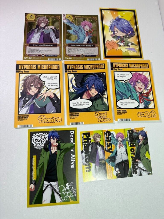 Hypnosis Mic Division Rap Battle Cafe Postcard Fling Posse Set Ramuda Dice
